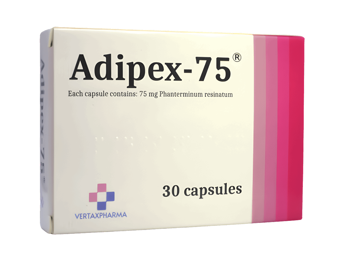 Adipex-75® 75mg 30caps Vertaxpharma