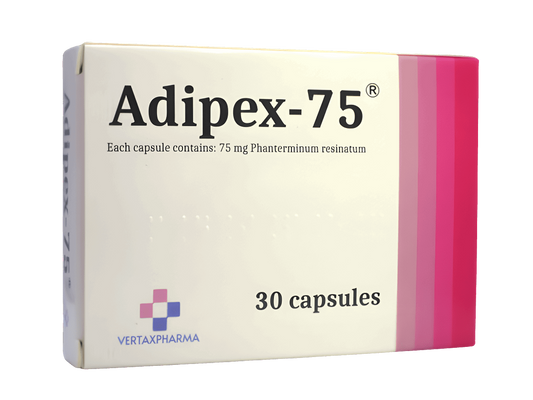 Adipex-75® 75mg 30caps Vertaxpharma