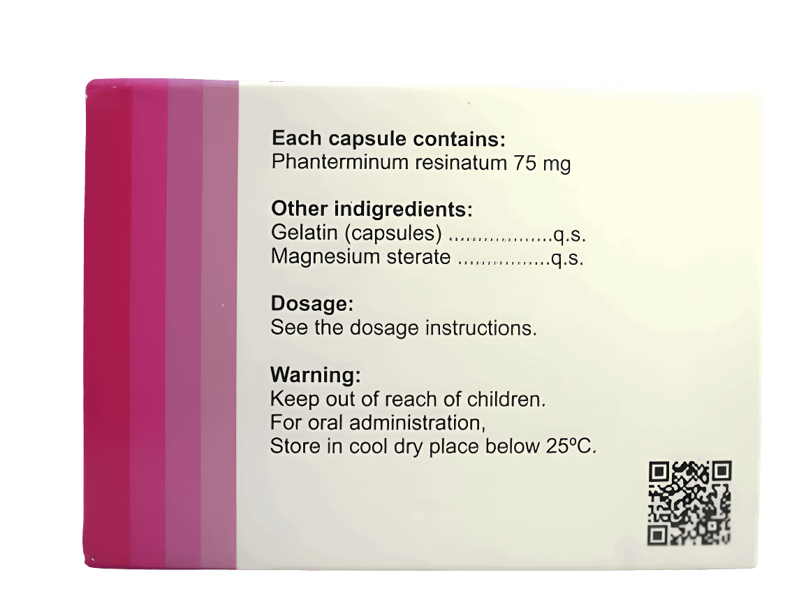 Adipex-75® 75mg 30caps Vertaxpharma