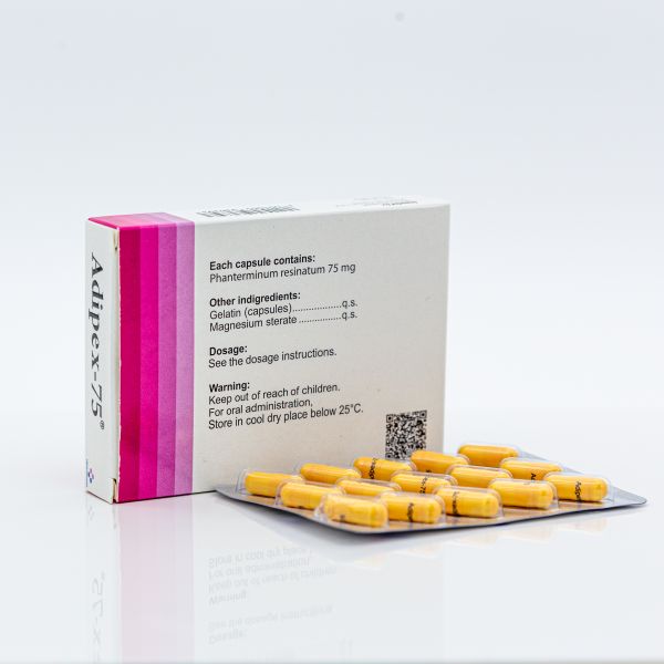 Adipex-75® 75mg 30caps Vertaxpharma
