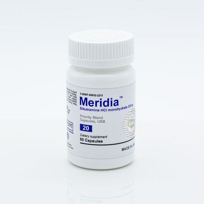 Meridia™ HCL Sibutramine 20mg 60caps USA