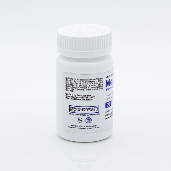 Meridia™ HCL Sibutramine 20mg 60caps USA